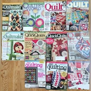 Lot Of 11 Magazines American Patchwork & Quilting McCall's Quick Quilts & More